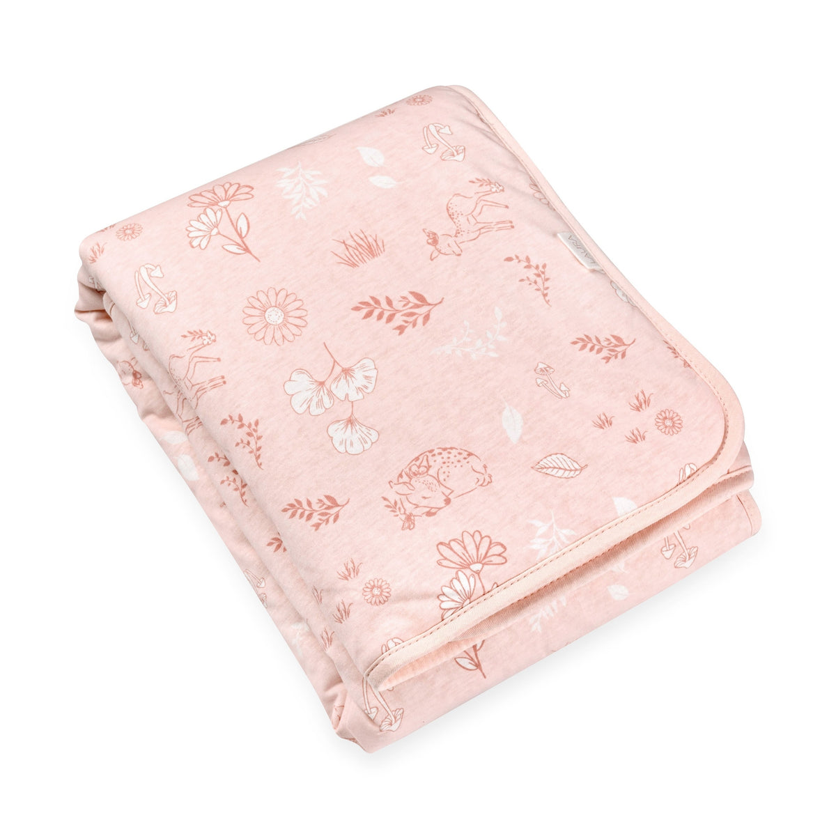 שמיכת טריקו עם מילוי 75X100 ס”מ Pink deer