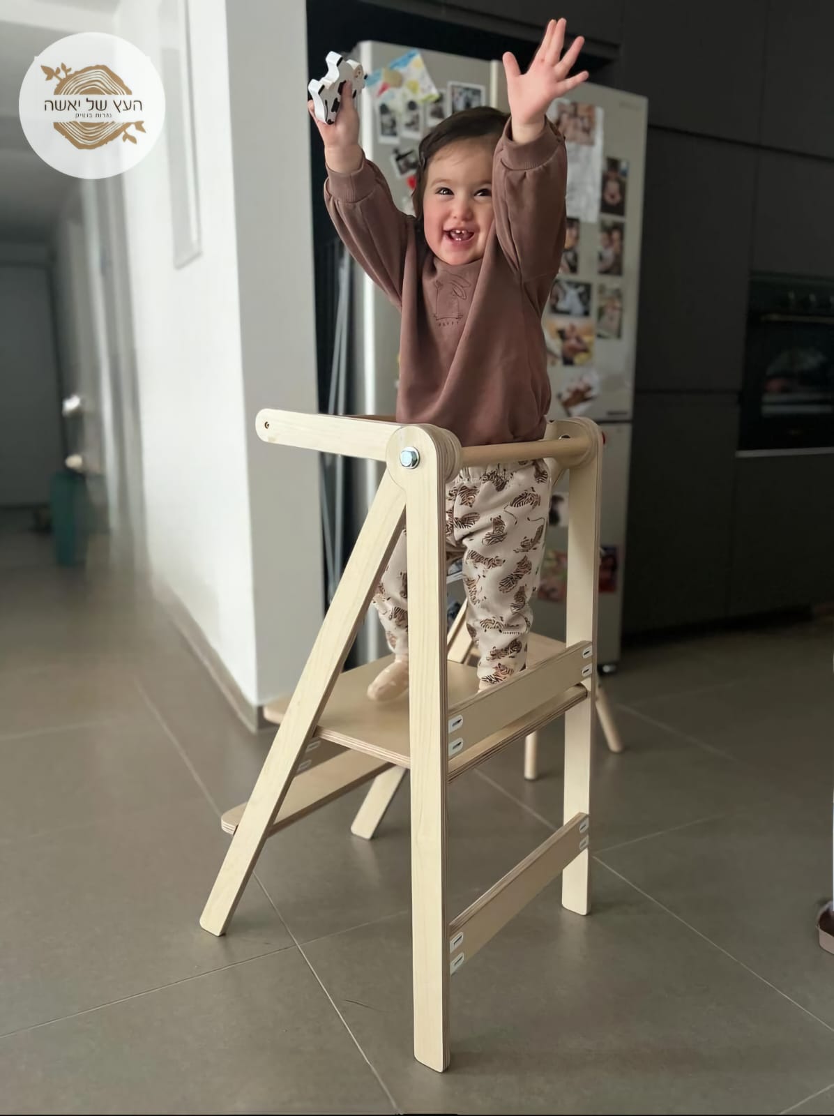 מגדל למידה קומפקטי מתקפל