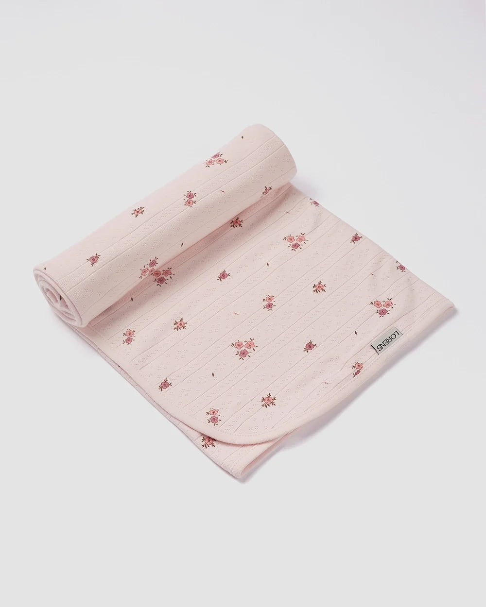שמיכה מבד פוינטל Pink Flowers – ורוד