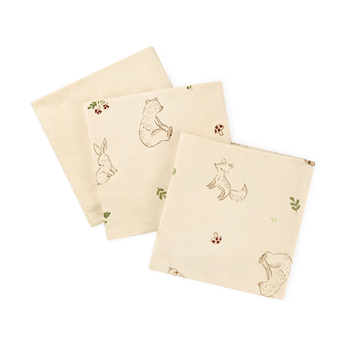 שלישיית חיתולי טריקו 70X70 ס”מ Woodland