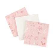 שלישיית חיתולי טריקו 70X70 ס”מ Pink deer