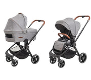 עגלת Sport Line CIELO XL אפור ידית חומה