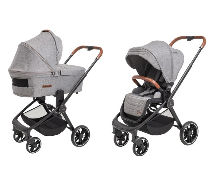 עגלת Sport Line CIELO XL אפור ידית חומה