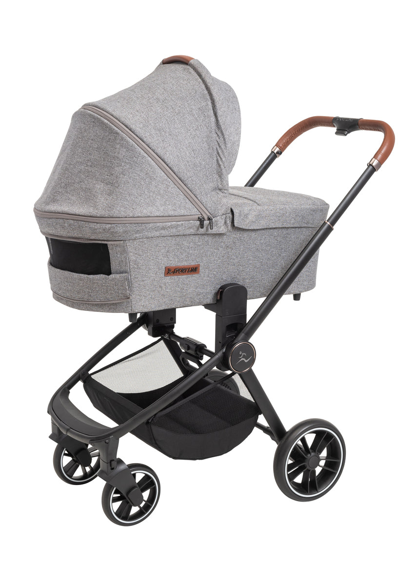 עגלת Sport Line CIELO XL 2023 אפור ידית חומה – תצוגה, מבצע חיסול