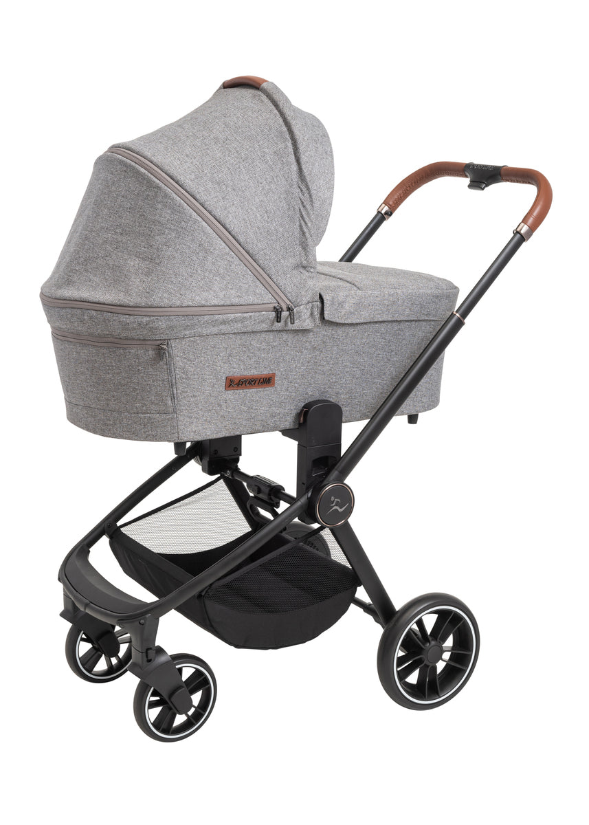 עגלת Sport Line CIELO XL 2023 אפור ידית חומה – תצוגה, מבצע חיסול