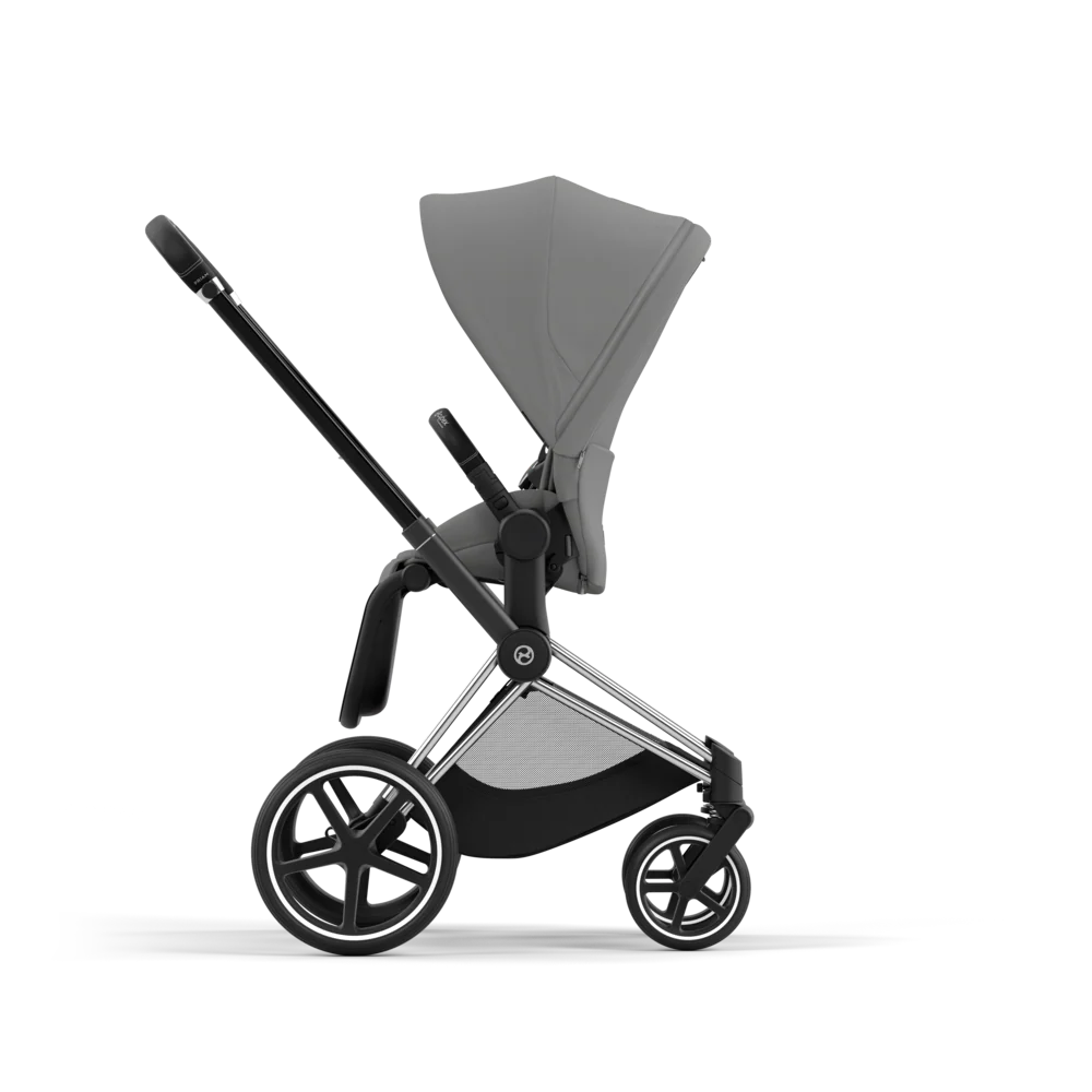 עגלת תינוק priam 4 שלדת כרום שחור