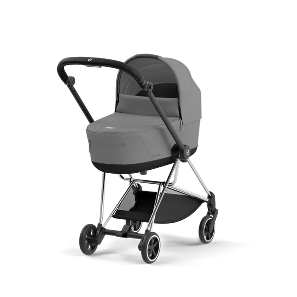 עגלת תינוק Mios 3 שלדת כרום שחור
