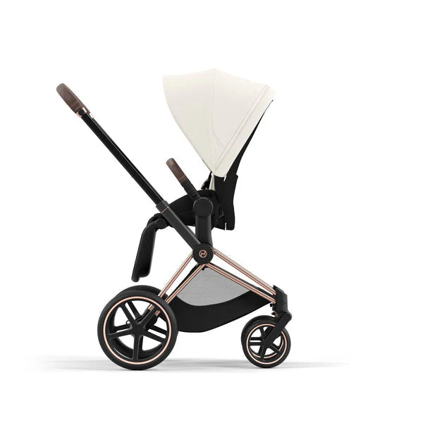 עגלת Cybex Priam 4 לבן שלד רוזגולד – חדשה, מבצע חיסול
