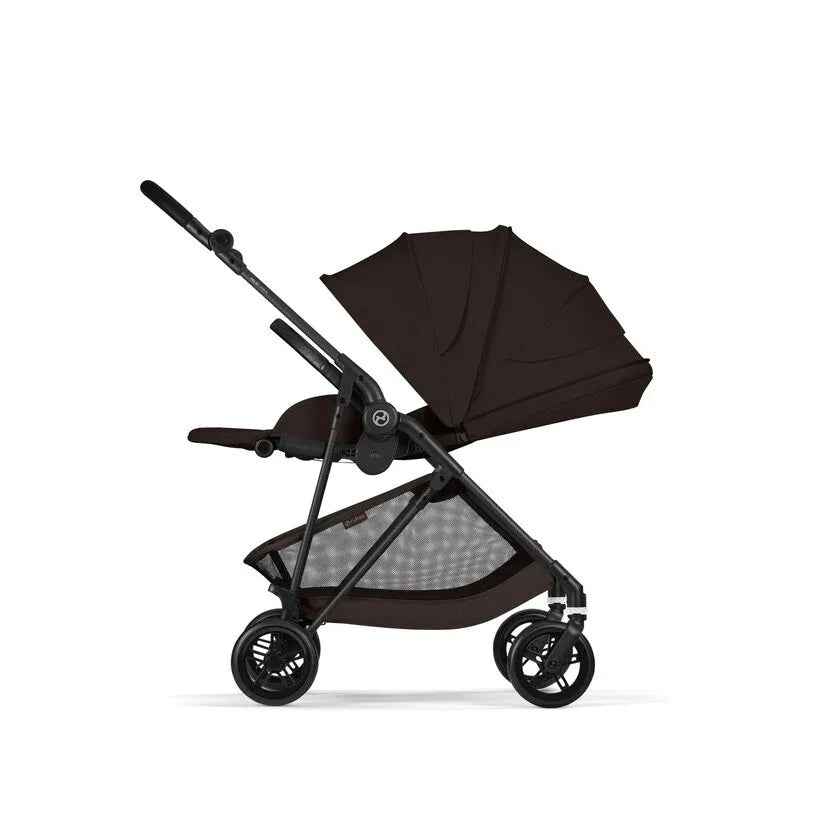עגלת Cybex Melio 3 Carbon חום Chocolate Brown