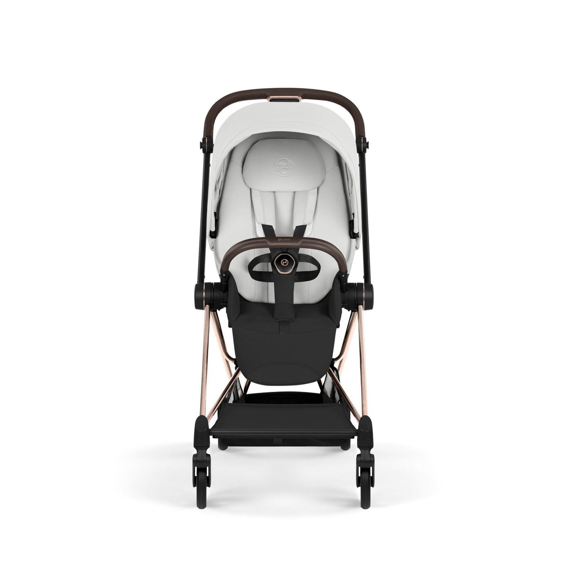 עגלת Cybex Mios 3 לבן שלד רוזגולד – מורכבת באריזה המקורית, מבצע חיסול